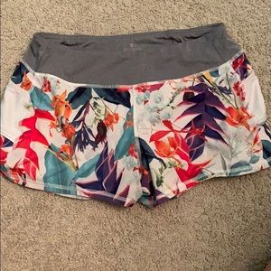 Multicolored Athleta shorts